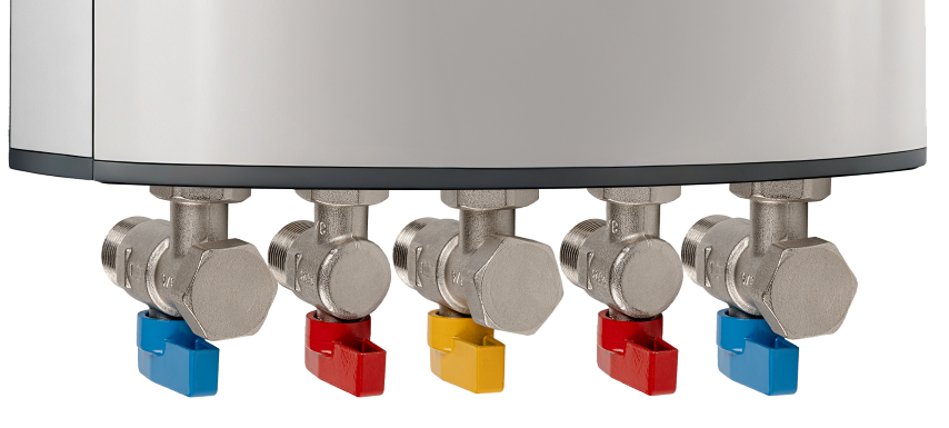 Zestaw zaworów kątowych z filtrami i zaworem gazowym z filtrem Z-KIT-UKF